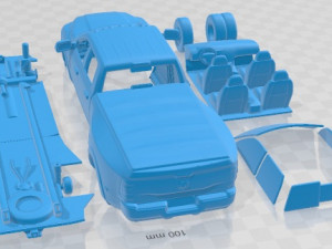 Dodge Ram 3500 HD 2019 Printable Car 3D Print Model
