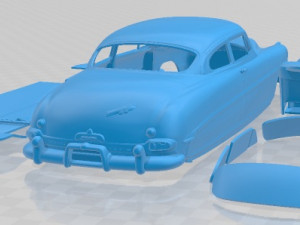 Hudson Hornet 1951 Printable Car 3D Print Model