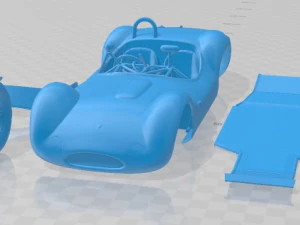 Maserati Tipo 61 Birdcage Printable Car 3D Print Model