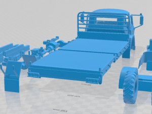Bedford MK 1972 Printable Truck Modèles 3D en vedette