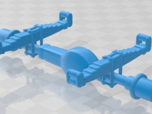 Bedford MK 1972 Printable Truck Modèles 3D en vedette