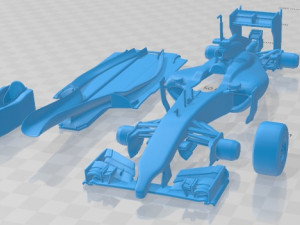 Williams FW36 2014 Printable Car Modelo de Impressão 3D