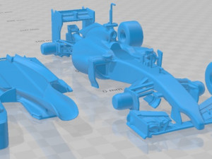 Williams FW36 2014 Printable Car 3D Print Model