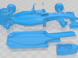 Williams FW36 2014 Printable Car 3D Print Model