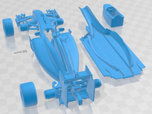 Williams FW36 2014 Printable Car 3D Print Model