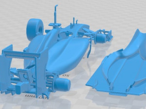 Williams FW36 2014 Printable Car 3D Print Model