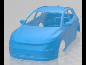 Hyundai KONA Electric 2022 Printable Body Car Modèles 3D en vedette
