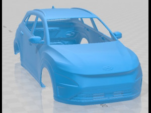 Hyundai KONA Electric 2022 Printable Body Car 3D 打印模型