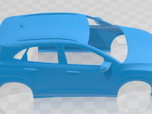 Hyundai KONA Electric 2022 Printable Body Car 3D 打印模型