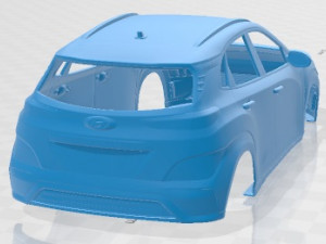 Hyundai KONA Electric 2022 Printable Body Car 3D 打印模型