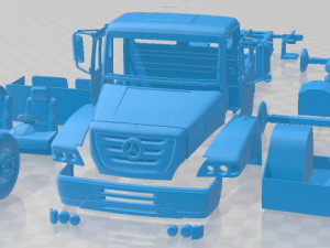 Mercedes Benz Atron 2011 Printable Truck 3D Print Model