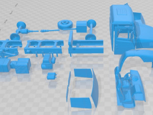 Mercedes Benz Atron 2011 Printable Truck 3D Print Model