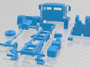 Mercedes Benz Atron 2011 Printable Truck 3D Print Model