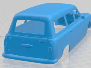 Peugeot 403 Familiale 1956 Printable Body Car Model do druku 3D