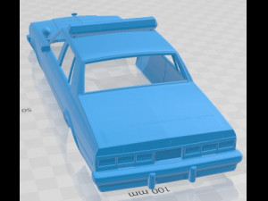 Chevrolet Caprice Sheriff 1978 Police Printable Body Car 3D 프린트 모델