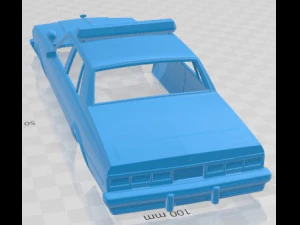 Chevrolet Caprice Sheriff 1978 Police Printable Body Car 3D Print Model