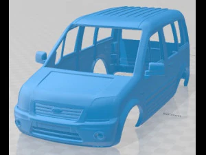 Tourneo Connect SWB 2014 Printable Body Car 3D Print Model