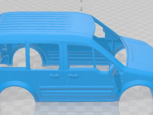 Tourneo Connect SWB 2014 Printable Body Car 3D 프린트 모델