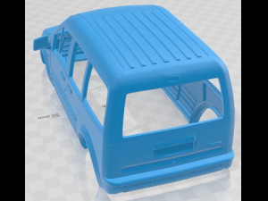 Tourneo Connect SWB 2014 Printable Body Car 3D 프린트 모델