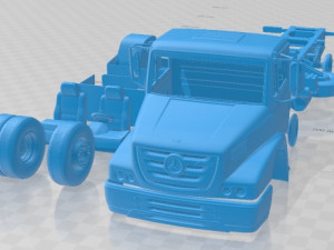 Mercedes Benz Atron 2011 Printable Truck 3D Print Model
