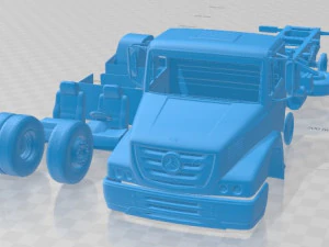 Mercedes Benz Atron 2011 Yazdırılabilir Kamyon 3D Baskı Modeli