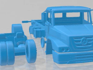 Mercedes Benz Atron 2011 Printable Truck 3D Print Model