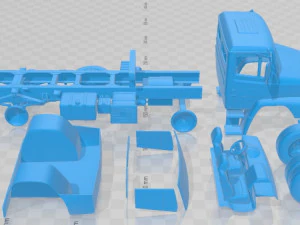 Mercedes Benz Atron 2011 Printable Truck 3D Print Model