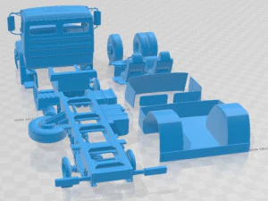 Mercedes Benz Atron 2011 Printable Truck 3D Print Model