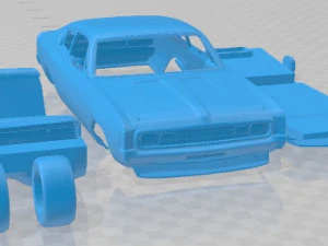 Chrysler Valiant Charger 1972 Printable Car 3D Print Model