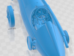 Alfa Romeo 158 Alfetta 1950 Printable Car Modelo de impresión 3D
