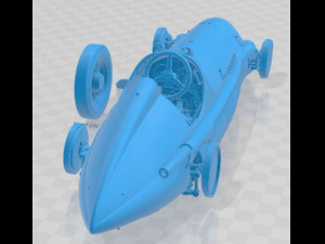 Alfa Romeo 158 Alfetta 1950 Printable Car Modelo de impresión 3D