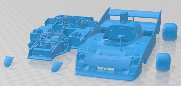 Alfa Romeo Tipo 33 TT 12 Spyder 1973 Printable Car 3D Print Model .c4d .max .obj .3ds .fbx .stl .blend 