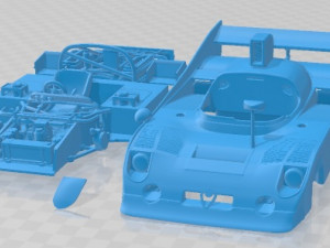 Alfa Romeo Tipo 33 TT 12 Spyder 1973 Printable Car 3D 프린트 모델