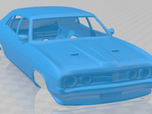 Falcon XA GT 1972 Printable Body Car Model do druku 3D