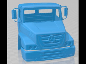 Mercedes Benz Atron 2011 Printable Cabin Truck Modèles 3D en vedette