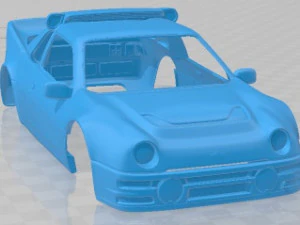 RS200 EVO 1986 Printable Body Car 3D Print Model