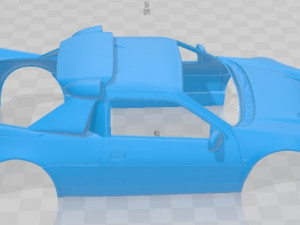 RS200 EVO 1986 Printable Body Car Modèles 3D en vedette