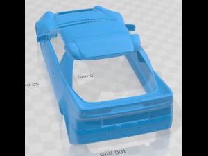 RS200 EVO 1986 Printable Body Car 3D Print Model