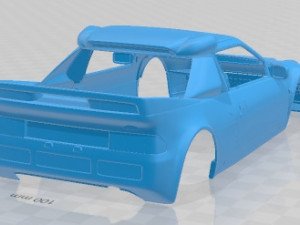 RS200 EVO 1986 Printable Body Car Modèles 3D en vedette