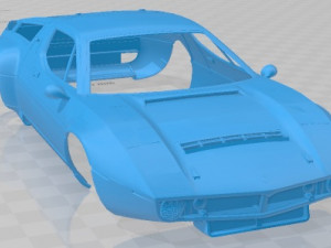 Maserati Bora Competizione 1973 Printable Body Car 3D Baskı Modeli