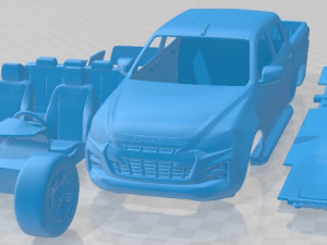 Isuzu D Max 2020 Printable Car 3D Print Model