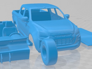 Isuzu D Max 2020 Printable Car Modèles 3D en vedette