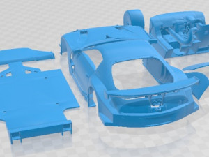 Toyota Supra JZA80 GT500 2005 Printable Car 3D प्रिंट मॉडल