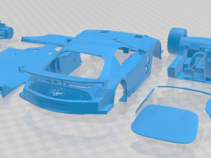 Toyota Supra JZA80 GT500 2005 Printable Car 3D प्रिंट मॉडल