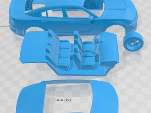 Dodge Charger SRT Hellcat Widebody 2020 Printable Car 3D 프린트 모델