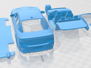 Dodge Charger SRT Hellcat Widebody 2020 Printable Car 3D 프린트 모델