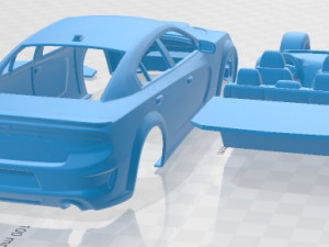 Dodge Charger SRT Hellcat Widebody 2020 Printable Car 3D 프린트 모델