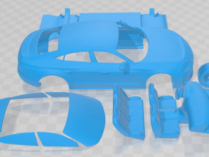 Audi e Tron GT Quattro 2022 Printable Car 3D Baskı Modeli