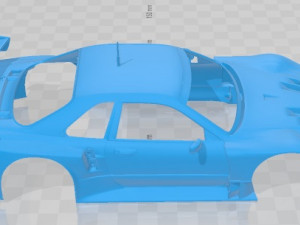 Nissan 180SX RPS13 GP Sports S1 Printable Body Car 3D-Druckmodell