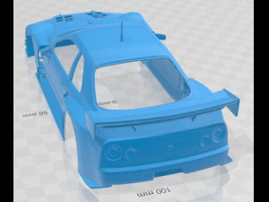 Nissan 180SX RPS13 GP Sports S1 Printable Body Car 3D Print Model